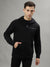 Gant Men Black Solid Hooded Long Sleeves Sweatshirt