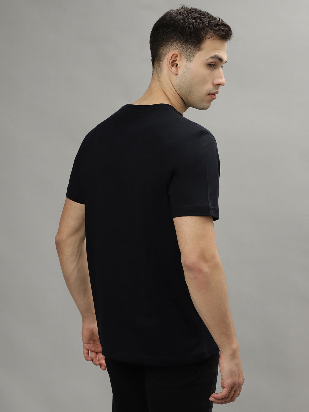 Gant Black Fashion Logo Regular Fit T-Shirt