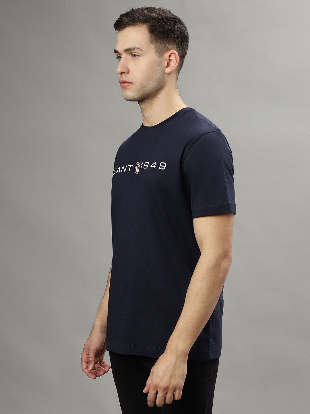 Gant Blue Fashion Logo Regular Fit T-Shirt