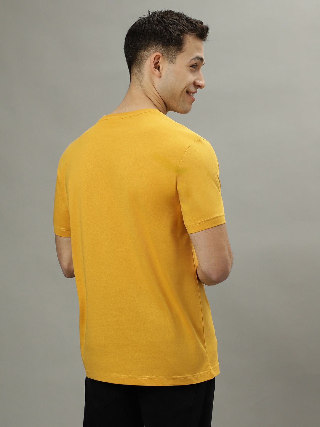 Gant Yellow Fashion Logo Regular Fit T-Shirt