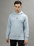 Gant Men Blue Solid Hooded Long Sleeves Sweatshirts