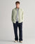 Gant Men Green Solid Spread Collar Long Sleeves Shirt