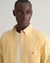 Gant Men Yellow Solid Button-down Collar Long Sleeves Shirt