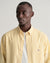 Gant Men Yellow Checked Button-down Collar Long Sleeves Shirt