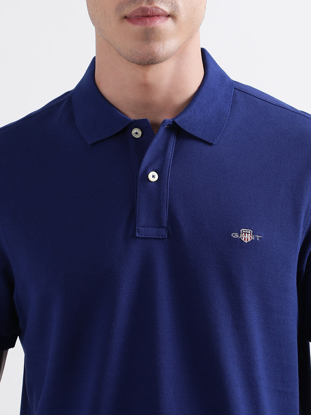 Gant Blue Regular Fit Polo T-Shirt