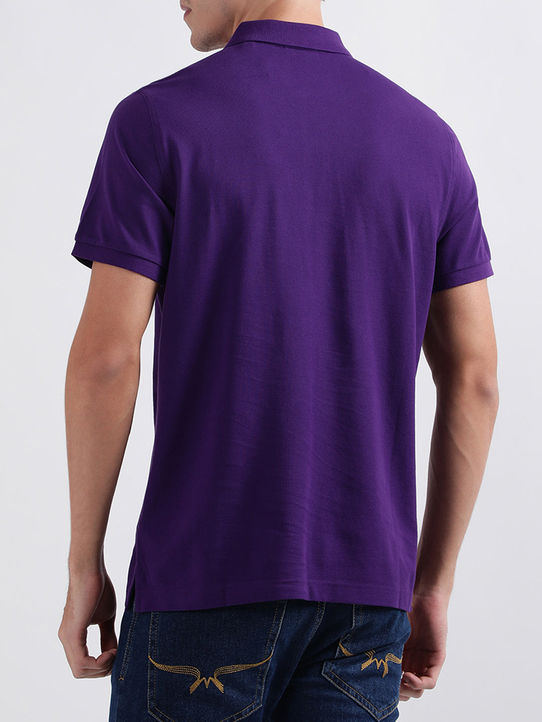 Gant Purple Regular Fit Polo T-Shirt