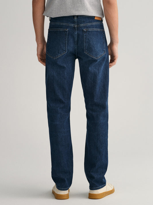 Gant Men Solid Regular Fit Jeans