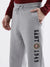 Gant Men Grey Melange Solid Relaxed Fit Sweatpant