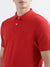 Gant Rich Red Fashion Regular Fit Polo T-Shirt