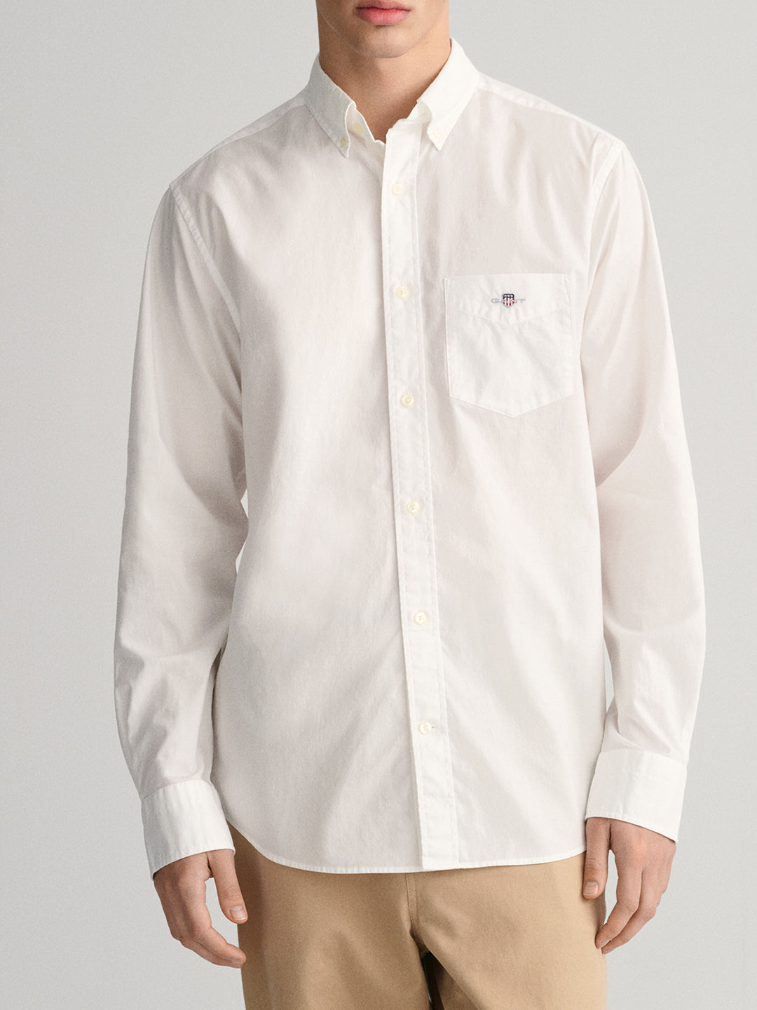 Gant White Fashion Regular Fit Shirt