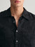 Gant Black Fashion Printed Relaxed Fit Shirt