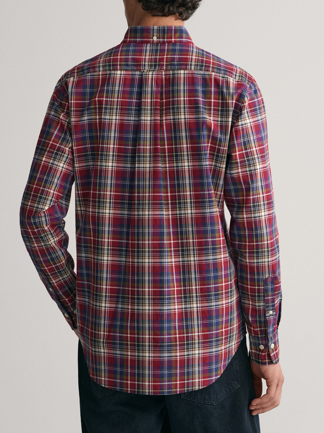 Gant Red Fashion Checked Regular Fit Shirt