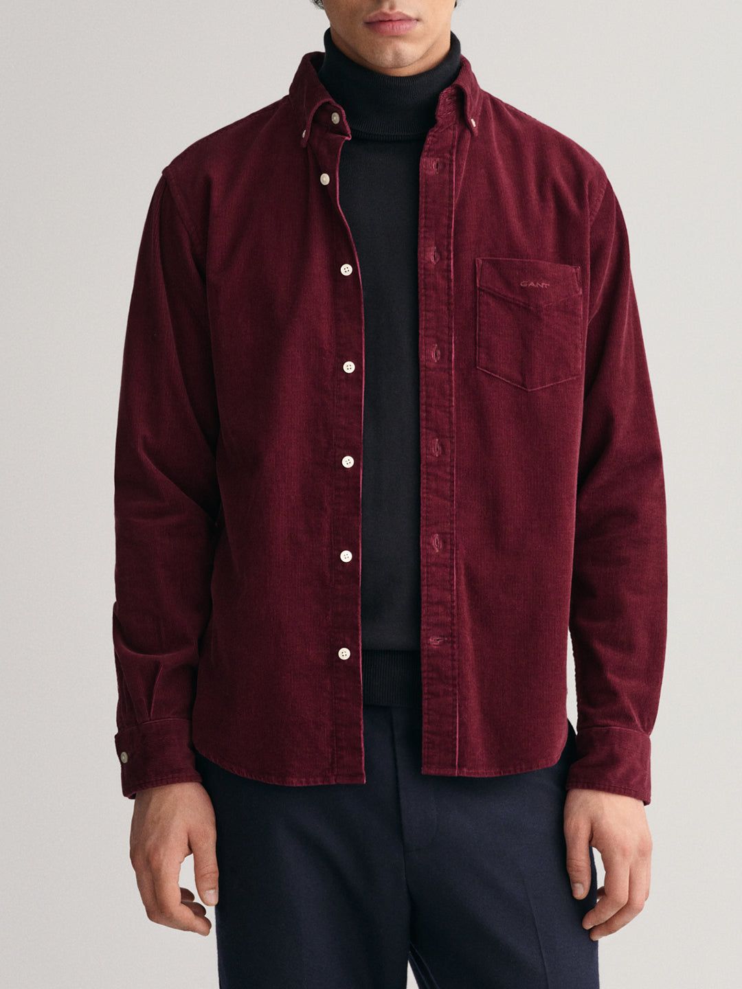 Gant Burgundy Fashion Regular Fit Shirt