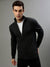 Gant Solid Dark Charcoal Melange High Neck Full Sleeve Sweater