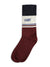 Gant Men Burgundy Colour Blocked Socks (Pack of 2)