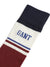 Gant Men Burgundy Colour Blocked Socks (Pack of 2)