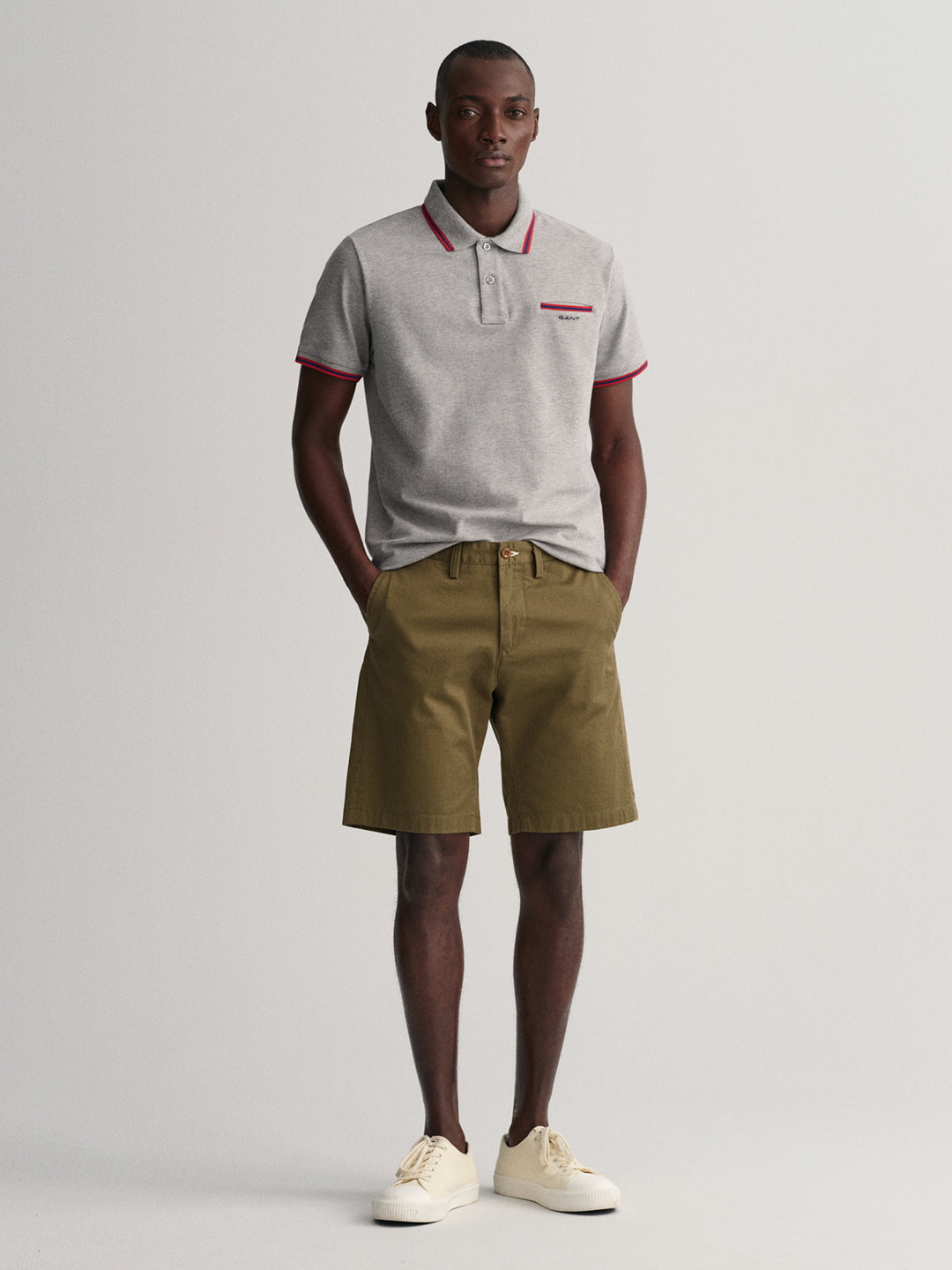 Gant Men Slim Fit Cotton Chino Shorts