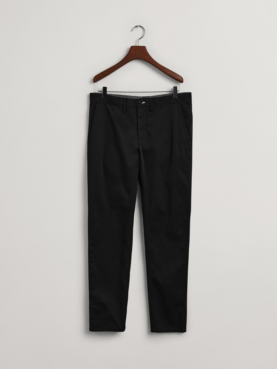 Gant Men Black Solid Trouser