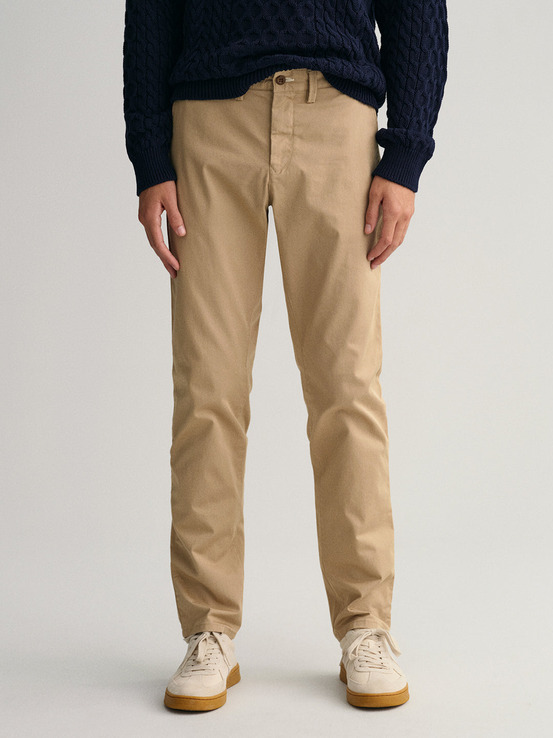 Gant Men Comfort Slim Fit Cotton Chinos Trousers