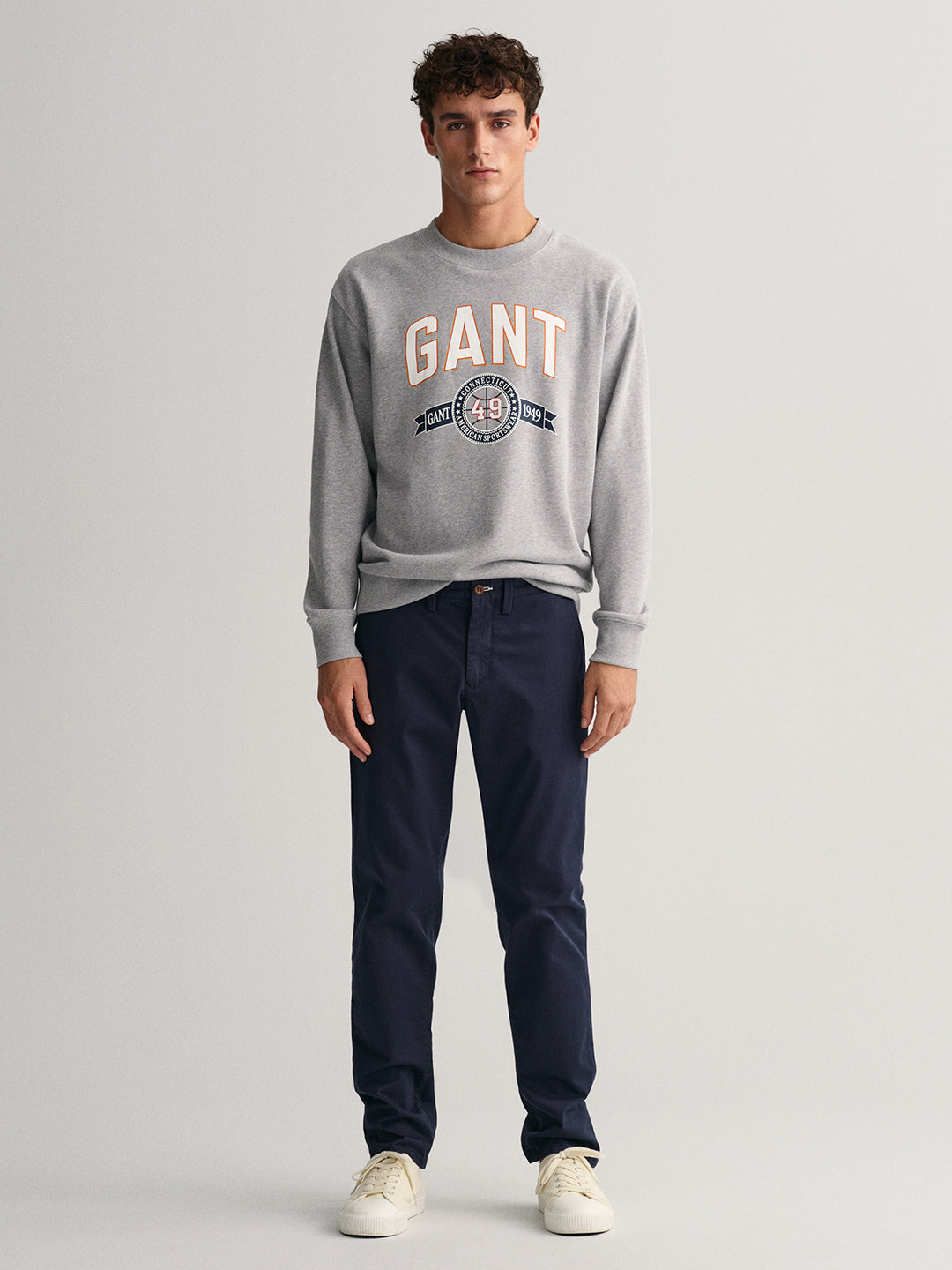 Gant Men Blue Comfort Slim Fit Joggers Trousers