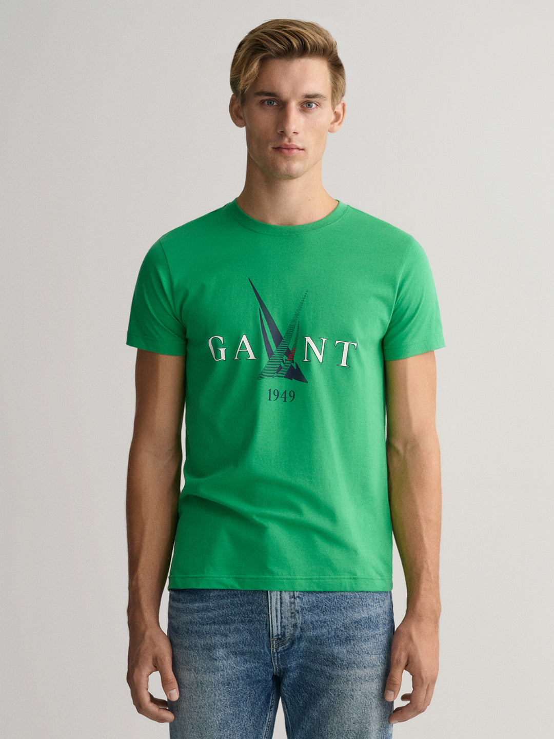 Gant Green Sail Logo Regular Fit T-Shirt