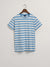 Gant Blue Striped Regular Fit T-Shirt