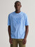 Gant Blue Sunfaded Logo Regular Fit T-Shirt