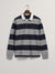 Gant Grey Striped Regular Fit Polo T-Shirt