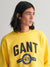 Gant Men Yellow Printed Sweatshirt