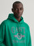 Gant Men Green Printed Hooded Sweatshirt