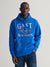 Gant Men Blue Printed Hooded Sweatshirt