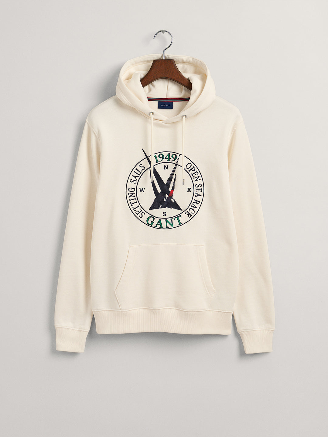 Gant Men Printed Cotton Hooded Sweatshirt