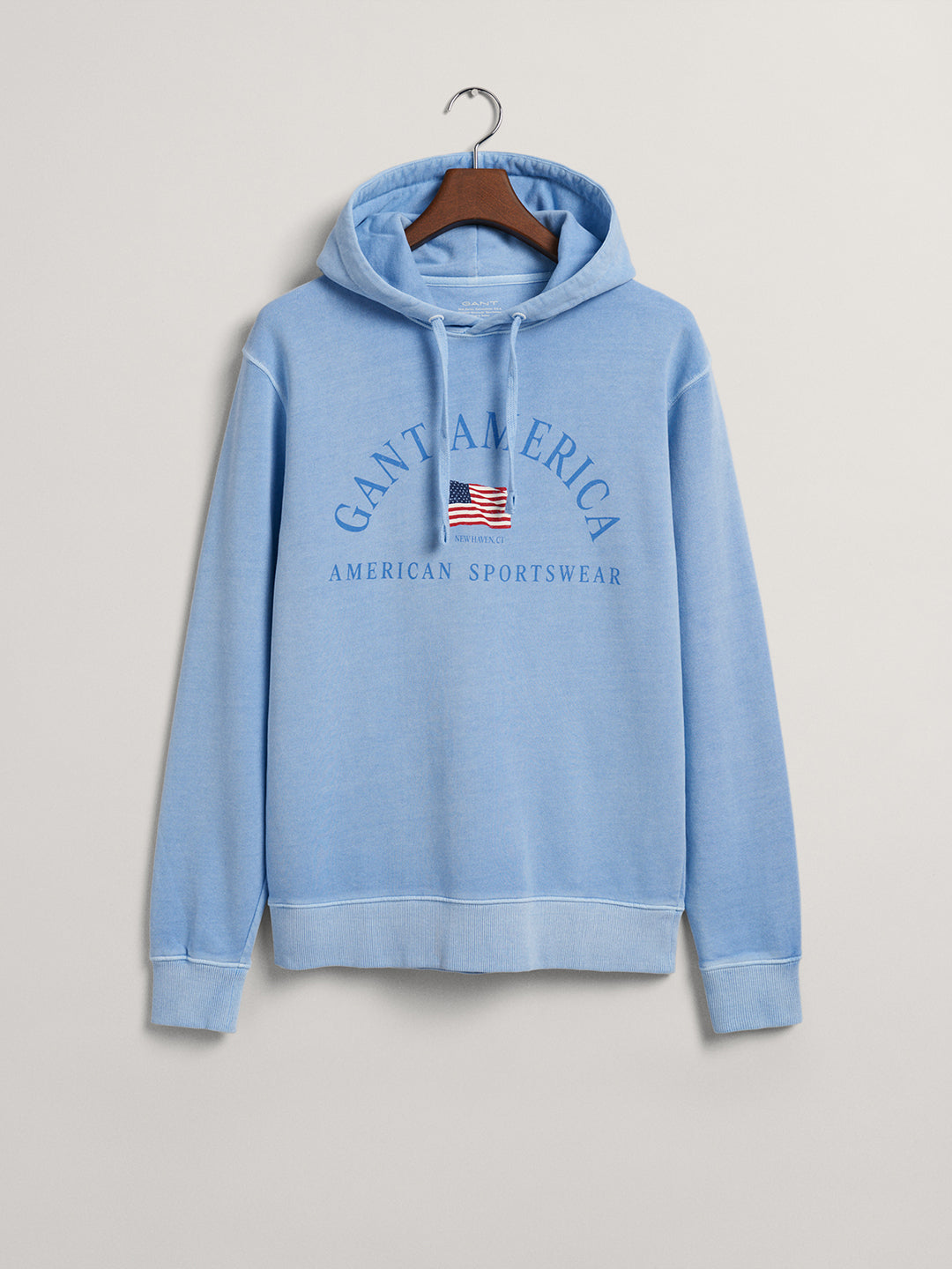 Gant Men Printed Cotton Hooded Sweatshirt