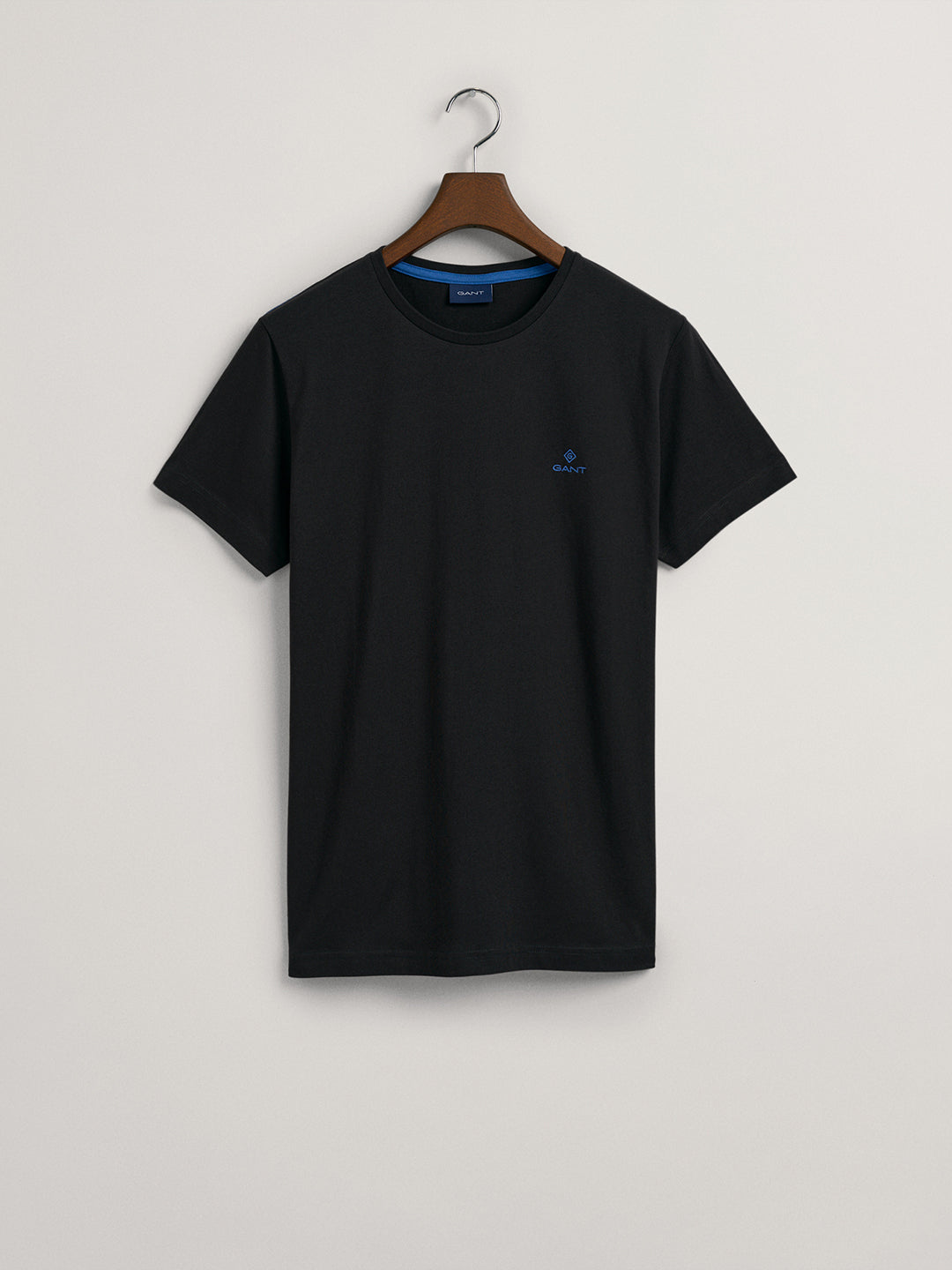 Gant Black Contrast Logo Regular Fit T-Shirt
