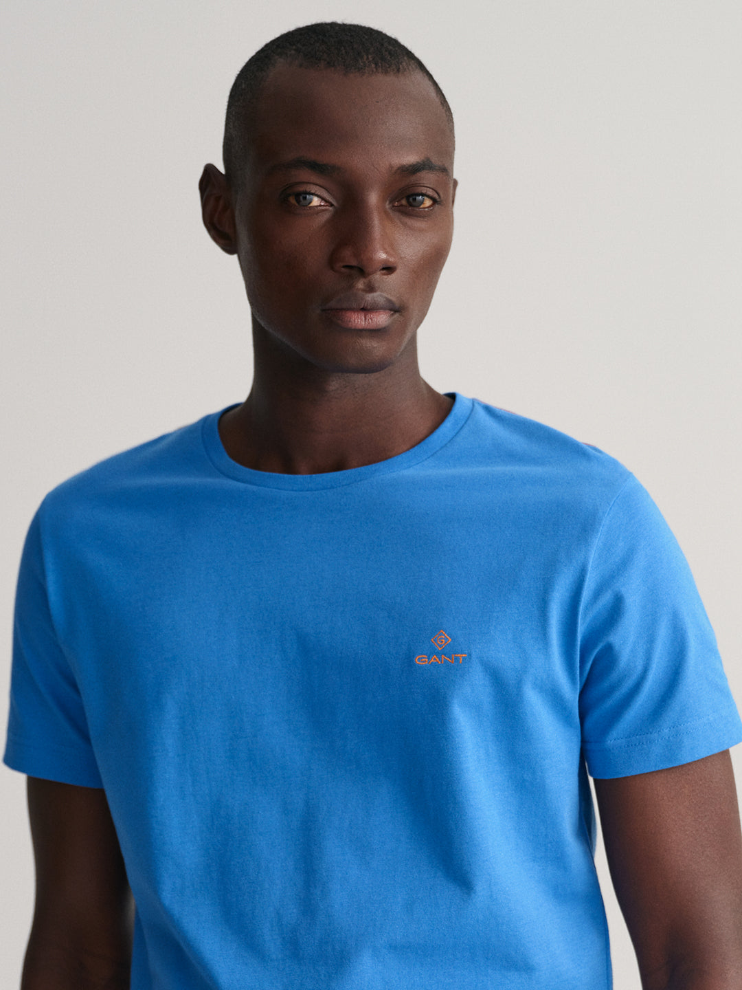 Gant Blue Contrast Logo Regular Fit T-Shirt