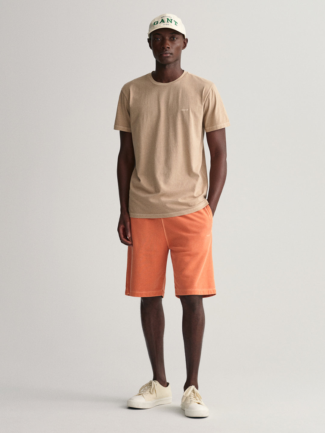 Gant Beige Sunfaded Modern Fit T-Shirt