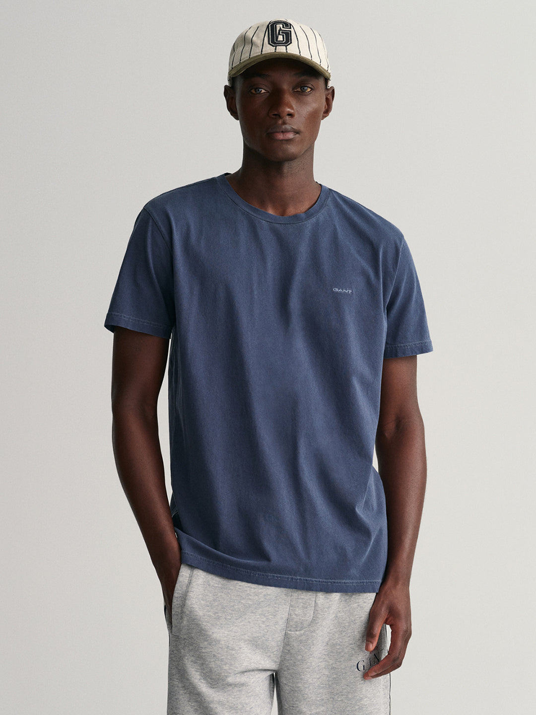 Gant Blue Sunfaded Modern Fit T-Shirt