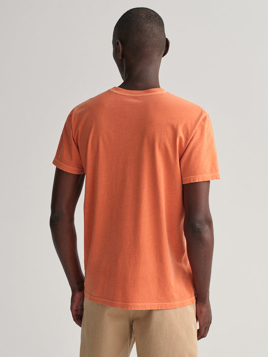 Gant Orange Sunfaded Modern Fit T-Shirt