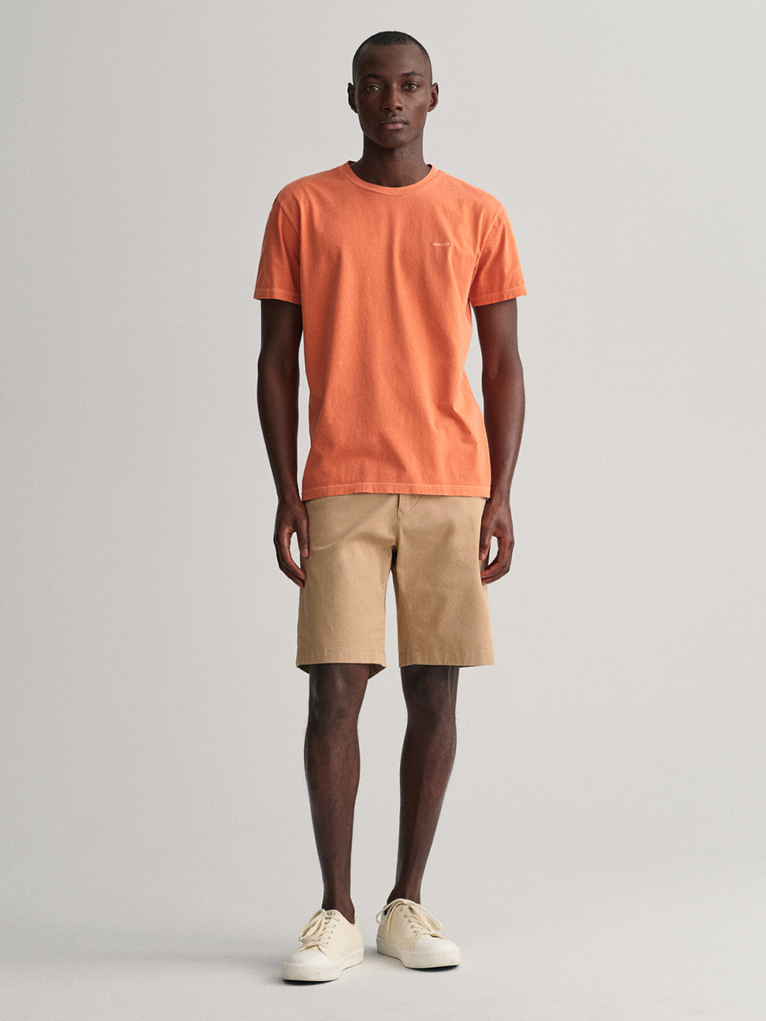 Gant Orange Sunfaded Modern Fit T-Shirt