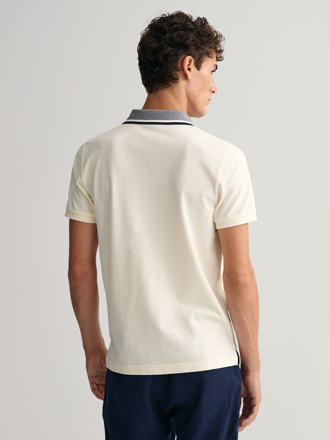 Gant Cream Sail Regular Fit Pique Polo T-Shirt