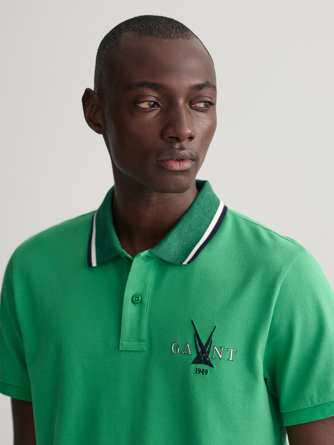 Gant Green Sail Regular Fit Pique Polo T-Shirt