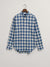 Gant Blue Oxford Checked Regular Fit Shirt