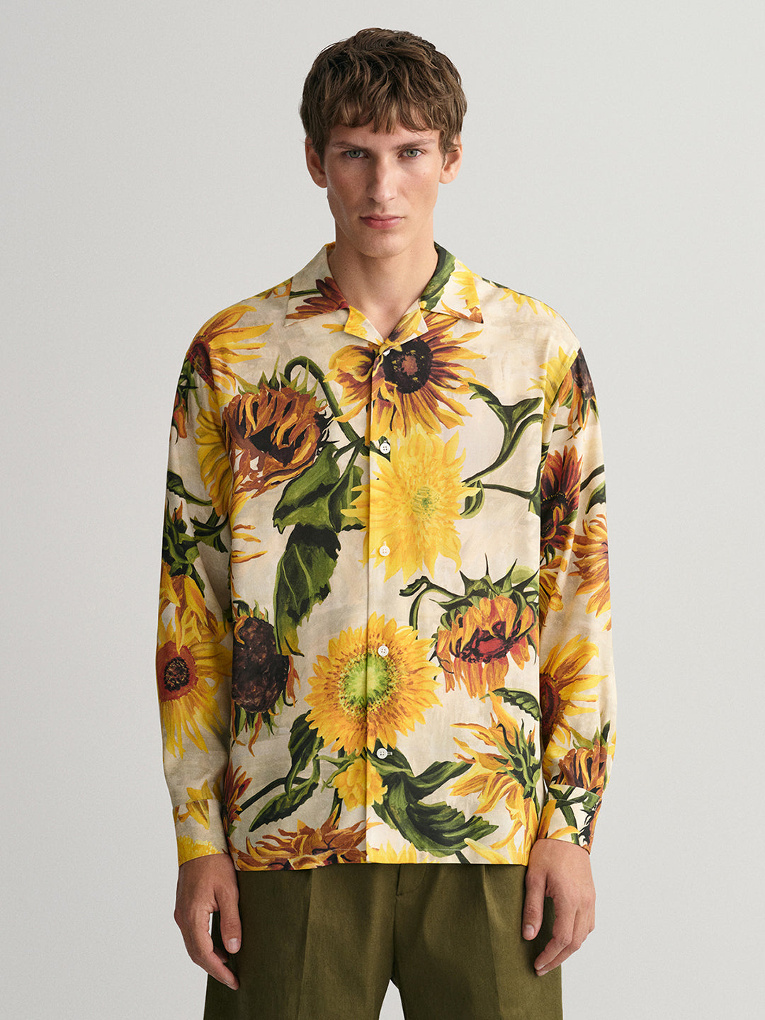 Gant Multi Sunflower Print Relaxed Fit Shirt