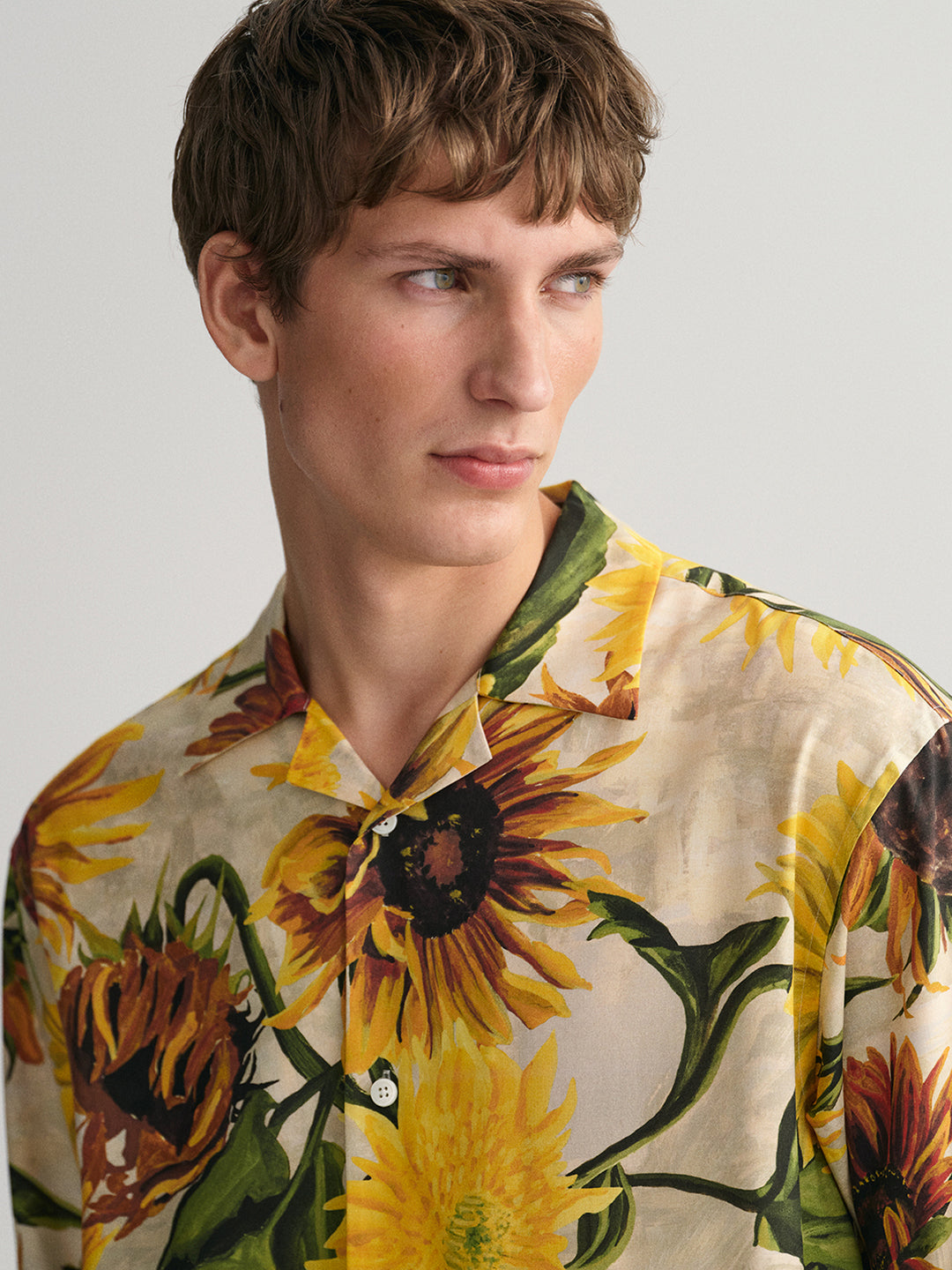 Gant Multi Sunflower Print Relaxed Fit Shirt