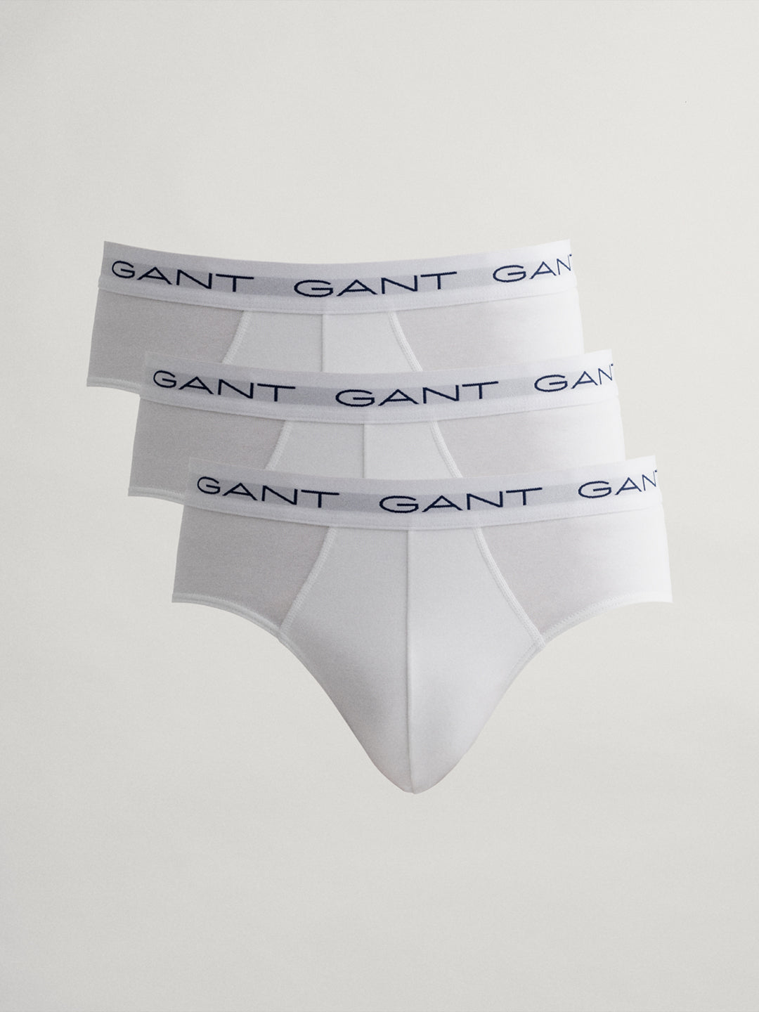 Gant Men Pack Of 3 Mid-Rise Basic Briefs