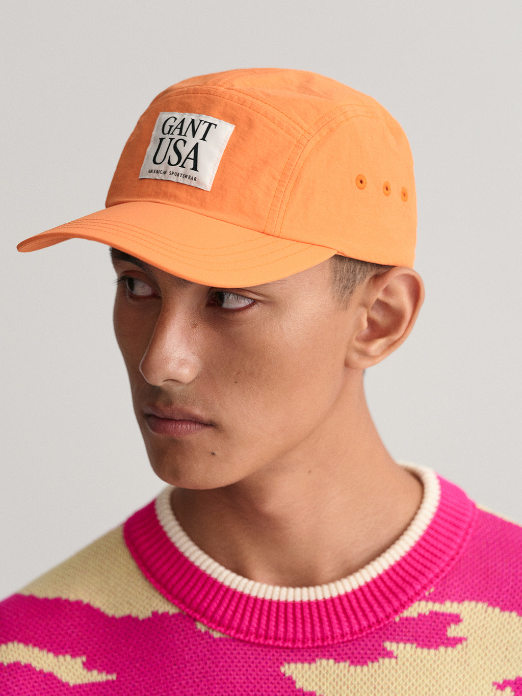 Shop Gant Men India INDIA ICONIC Iconic Orange Caps | –
