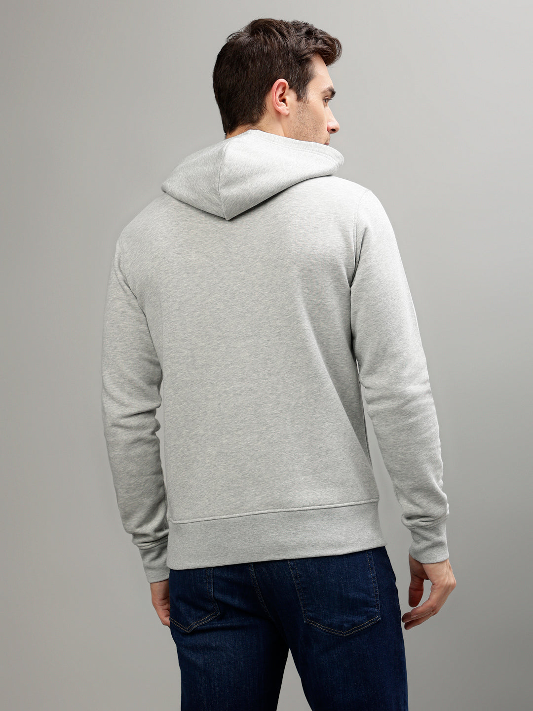 Gant Men Solid Hooded Full Sleeves Sweatshirt