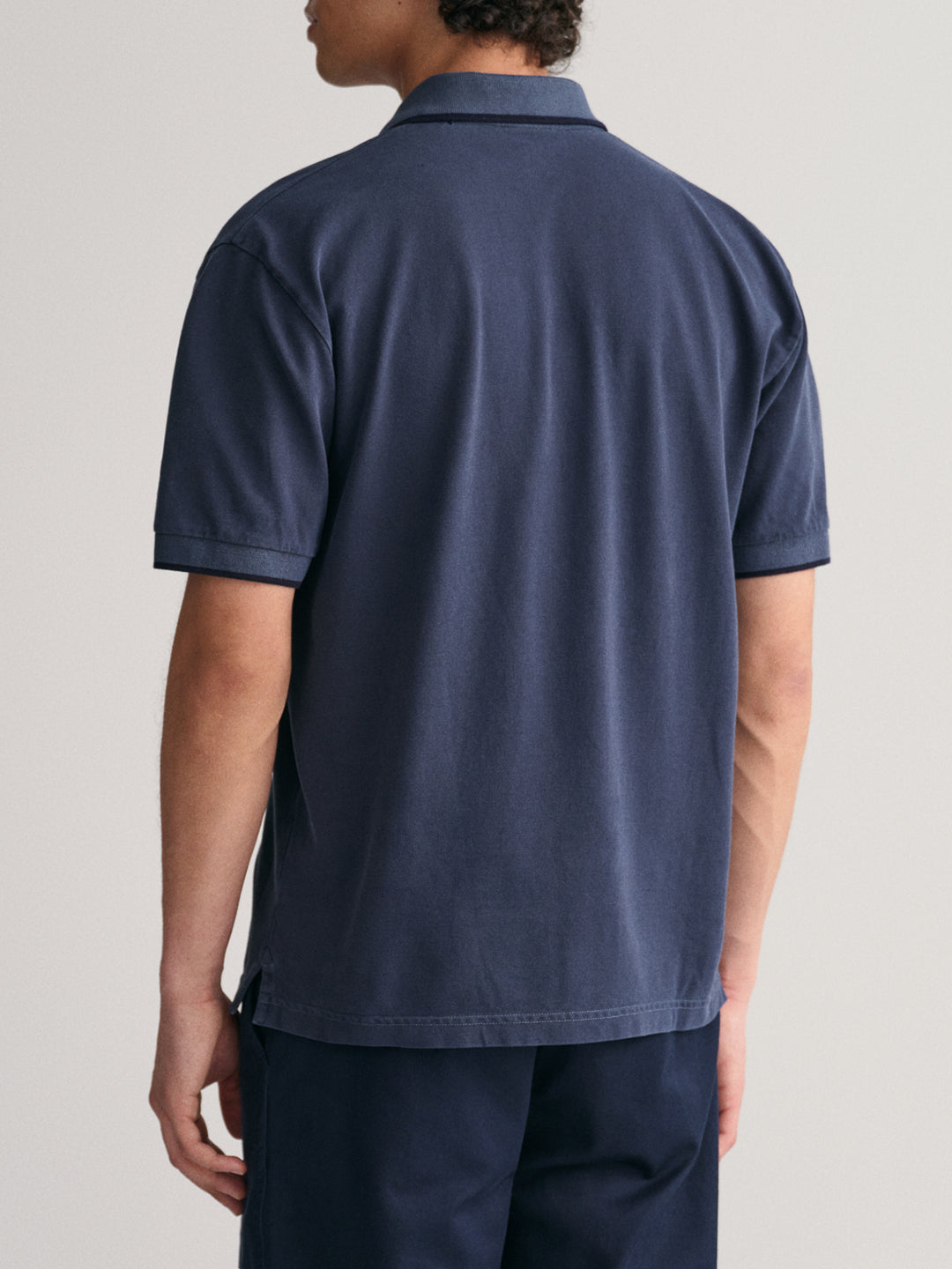 Gant Navy Fashion Relaxed Fit Polo T-Shirt