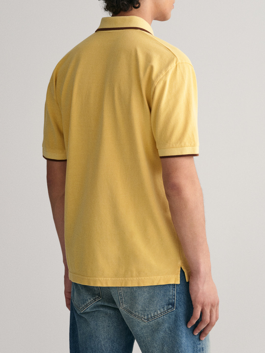 Gant Yellow Fashion Relaxed Fit Polo T-Shirt