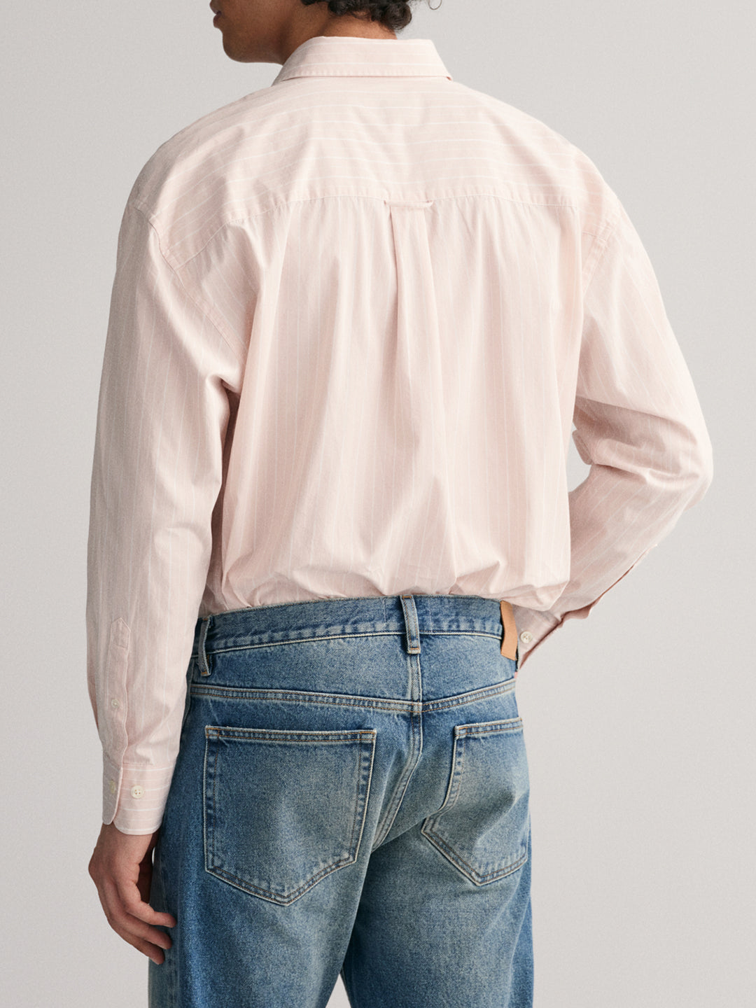 Gant Pink Fashion Striped Oversized Shirt